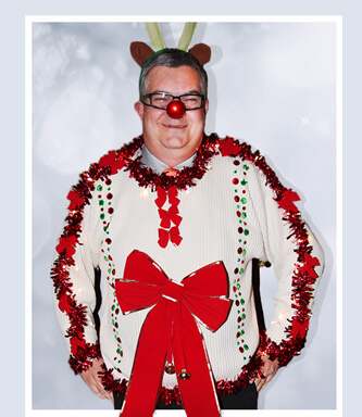 Todd Hannigan's Holiday Sweater